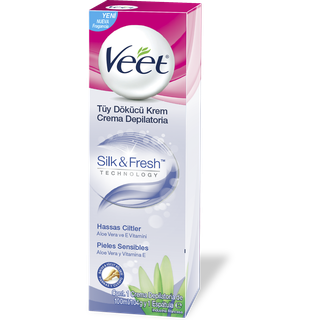 Veet Crema Depilatoria Corporal Silk&Fresh Pieles Sensibles